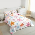 thumbnail image 3 of Castle Fairy Teens Colorful Flowers Twin Comforter Sets,Spring Garden Bedding Set, 3 of 8