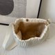 thumbnail image 2 of Bolso Bolsos cruzados de hombro plisados ​​de moda Bolsos de mujer de cuero PU (Beige), 2 of 5