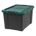 thumbnail image 1 of IRIS Remington18 Gallon Store-It-All Tote, Black, 1 of 1