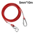 thumbnail image 2 of Pet Heavy Duty Reflective Dog Leash Lead Runner For Dogs Blue 5mm Wide, 2 of 5