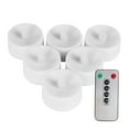 thumbnail image 4 of UPOUART 6PCS Flickering Flameless Candles PP Warm White Timer Setting for Home Use, 4 of 8