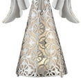thumbnail image 5 of Decor Haute 9 Pouces Noël Angel Pré Éclairé Minuterie LED Table en Argent Decor, 5 of 5