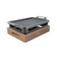 thumbnail image 5 of Parrilla De Barbacoa De Mesa, Base De Madera Estufa De Alcohol Portátil Parrilla De Barbacoa Sartén Extraíble Calefacción Uniforme Para El Hogar Para Restaurante, 5 of 7