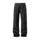 thumbnail image 3 of Ceisia Men's Trendy Solid Color Gift Button Zipper Straight Leg Casual Pants with Elastic Waist and Pockets, 3 of 8