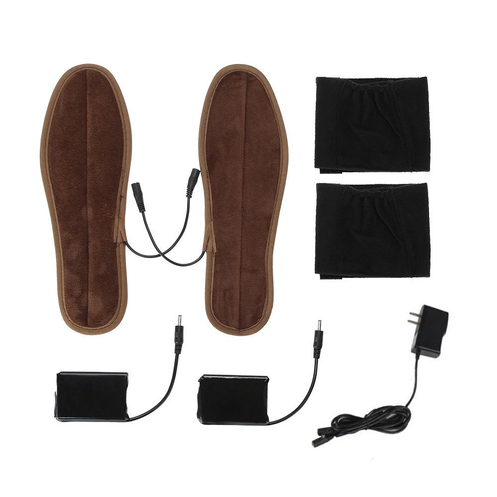 Mgaxyff Electric Heated Shoe Insoles Washable Comfortable Feet Warmer