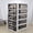 White + Black Transparent, variant on Multifunctional five-layer storage cabinet, drawer-type portable storage box, storage box, sundries rack (black and transparent), Trunks