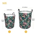 thumbnail image 2 of Lsque Rose Flowers pattern Laundry Hamper Basket, Tall Woven Rope Hamper Basket for Clothes, Lightweight Storage Basket, Collapsible Waterproof-Medium, 2 of 8