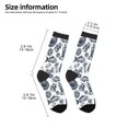 thumbnail image 2 of Fuzoiu Chicken And Fish Print Kids Socks For Boys Girls,Grip Crew Socks with Non Slip,Lightweight Stretch Crew Socks,Toddlers Crew Boot Socks, 2 of 5