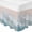 Pink, variant on Eucalyptus Leaves Bed Skirt Cal King Size 16 Inch Drop, Adjustable & Elastic Wrap Around Bed Skirts Pleated Dust Ruffles For Twin Full Queen Cal King Base Beds, Watercolor Summer Botanical Green