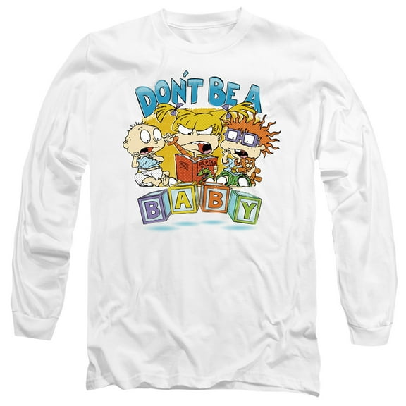 Rugrats Don't Be A Baby Blocks Unisex Adult Long-Sleeve T Shirt