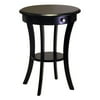 Winsome Wood Sasha Accent Table, Black Finish