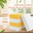thumbnail image 3 of Zomyto Cleaning Scrub Sponge- Compressed Cellulose Sponges Non-Scratch Natural Sponge for Kitchen Bathroom Cars, Funny Cut-Outs DIY, 3 of 8