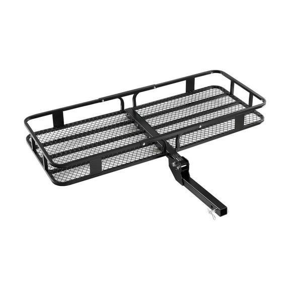 500 lbs Capacity Folding Hitch Cargo Carrier - Includes Cargo Net, Rust-Proof & Easy to Install on Trucks/SUVs