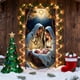 thumbnail image 1 of Cortina de poliéster, decoración navideña, adhesivo navideño para puerta, tela colgante, decoración para fiestas, tela de fondo, tapiz para puerta de habitación, decoración de Halloween, decoración de, 1 of 6
