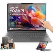 Lenovo Yoga 7i 16" 2-in-1 AI Laptop, Intel Core Ultra 5 226V, 16GB LPDDR5X, 512GB SSD, 16" WUXGA Touch, Backlit KB, Fingerprint, Windows 11 Pro