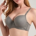 thumbnail image 2 of Gfyviroh Women's Underwire Bra Full Coverage Comfort Support T-Shirt Bra Polka Dot Back Closure Everyday Bras,Sizes 36B-46D, 2 of 9