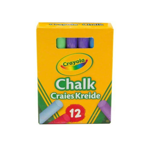 Crayola Anti-Dust Chalks - Multicolored (1 Pack of 12) (Pack of 1)