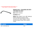 thumbnail image 2 of Radiator Hose - Compatible with 2001 - 2003 BMW 530i M54 2002, 2 of 2