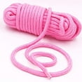 thumbnail image 3 of 2 Pack Soft Cotton Rope Cord Multicolor Multipurpose Craft Rope - 32 Feet/10M 8mm (Pink)by Torubia, 3 of 7