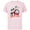 Soft Pink, variant on Disney The Nightmare Before Christmas Jack & Sally - Short Sleeve Cotton T-Shirt for Adults -Customized-Black