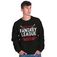 thumbnail image 4 of Fantasy Baseball League Manager Men's Big & Tall Crewneck Sweatshirt Brisco Brands 2X, 4 of 5