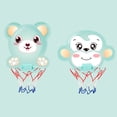 thumbnail image 3 of Kids Basketball Set Cute Cartoon Adjustable Hanging Basketball Hoop Set for Home, 3 of 10