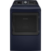 GE Profile - 7.3 Cu. Ft. Smart Gas Dryer with Fabric Refresh, Steam, and Washer Link - Sapphire Blue