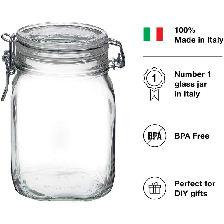 Bormioli Rocco Fido Jar, 33-3/4 Ounces