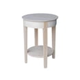 thumbnail image 2 of International Concepts Table d'Appoint Non Fini avec un Tiroir, 2 of 12