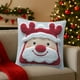 thumbnail image 1 of Fundas de Almohada Navideñas de 45 X 45 Cm | Fundas Decorativas de Algodón con Cremallera Oculta para Decoración Del Hogar | 1 Funda de Almohada, 1 of 7