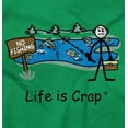 thumbnail image 2 of No Fishing Pond Ironic Sarcasm Men's Big & Tall Crewneck Graphic Tee Brisco Brands 2X, 2 of 5