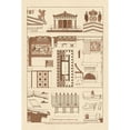 thumbnail image 2 of Buhlmann, J. 13x18 Gold Ornate Wood Framed with Double Matting Museum Art Print Titled - Temple of Athene and Theseus, Polychrome, 2 of 4