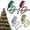 Green, variant on Homelyt Metal Wire Strips Reusable Festival Ribbons for Creative Arrangements Outdoor Event Decorations and Traditional Craft Projects