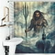 thumbnail image 4 of Cortina de ducha impermeable Aquaman Boston And The Submarine, ligera y lavable a máquina, para decoración de baño, 60 x 72 pulgadas (152 x 183 cm), 4 of 8