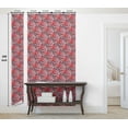 thumbnail image 5 of Ambesonne Floral Peel & Stick Wallpaper for Home, Red Flowers Oversimplified, 13"x100", Scarlet Hunter Green and Grey, 5 of 5