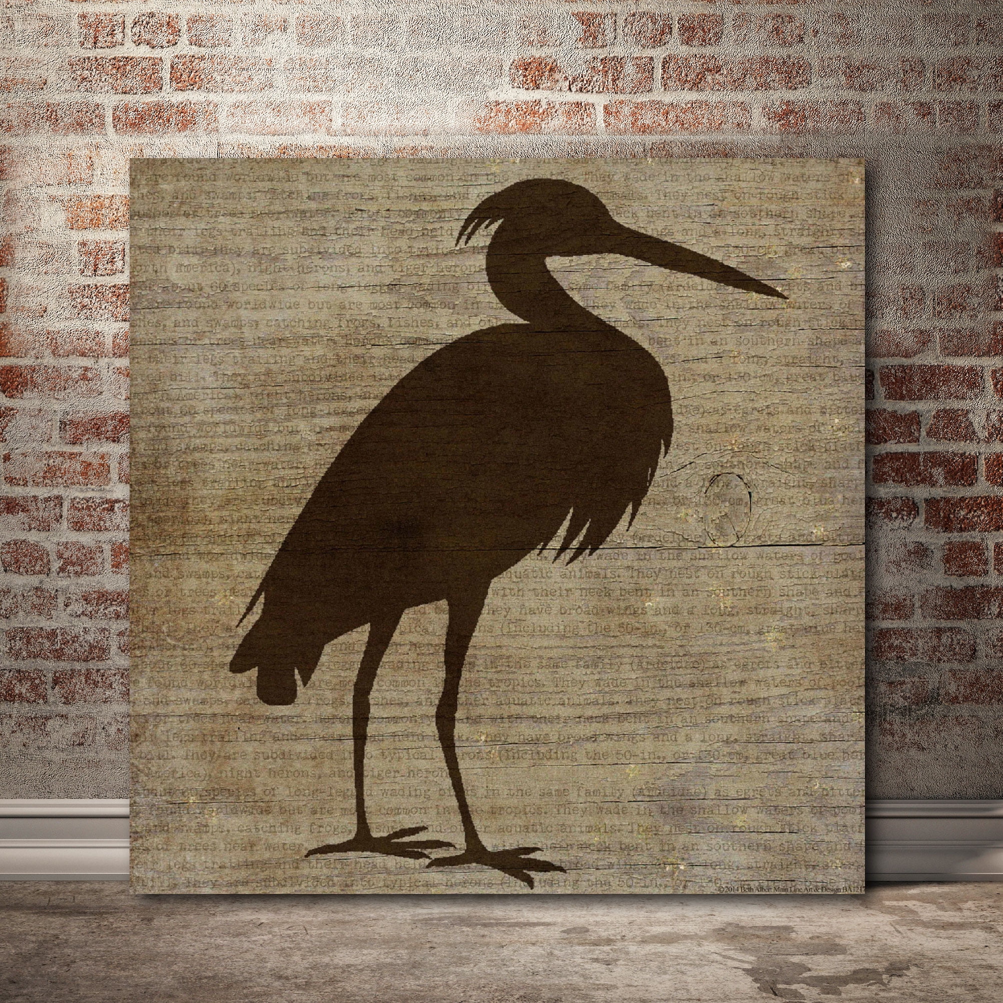 Crane Gallery-Wrapped Canvas Wall Art, 16x16