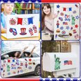 thumbnail image 6 of Yhmxh 23 Pcs Memorial Day Refrigerator Magnets Set, 4th of July USA Flag Magnets Patriotic Decor, Independence Day Decorative Car Magnetic Stickers for Fridge Metal Door Mailbox Locker Decoration, 6 of 6