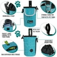thumbnail image 3 of PetAmi Premium Dog Training Pouch with Poop Bag Dispenser, Turquoise, 75 x 55 x 45", 3 of 7