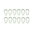 thumbnail image 3 of Mainstays 15-Piece Green Leaves Print Polyester Shower Curtain Set, 70" x 72", 3 of 5