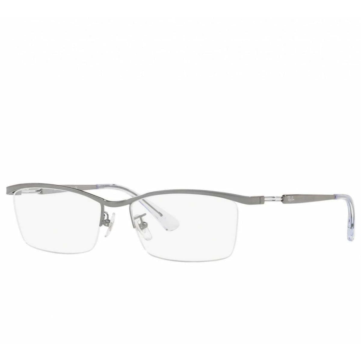 Ray-Ban RB8746D-1000 Gunmetal Rectangular Men's Titanium Eyeglasses -  