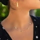 thumbnail image 2 of Collar de mamá para regalos del día de la madre, collar de oro, regalos para mujer, regalos para mamá, regalos para abuela, regalos para esposa, regalos para nueva mamá, collar delicado, regalos de cu, 2 of 4