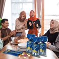 thumbnail image 3 of 100 Piezas Eid Mubarak Fiesta Hospitalidad Ramadán Bolsa Mezquita Bolsa de Regalo Impreso en Azul Oro Transparente Celofán Bolsa de Caramelo Plata Eid Mubarak ER, 3 of 5