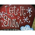 thumbnail image 5 of Let It Snow Snowman Head Christmas Yard Art, 5 of 9