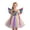 Pink, variant on Coerni Girls Sparkly Princess Dress Rainbow Sequin Camisoles Leotards Puffy Tulle Skirt Halloween Birthday Ball Gown with Wings