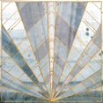 thumbnail image 2 of Papa, Kat 20x20 Gold Ornate Wood Framed with Double Matting Museum Art Print Titled - Deco Square II, 2 of 4