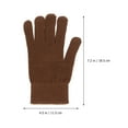 thumbnail image 6 of Howooi 1 Pair Winter Warm Knitted Gloves Flexible Full Finger Gloves Thicken Gloves, 6 of 10