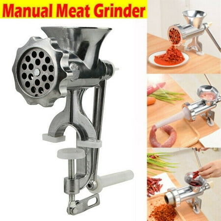

Small Meat Grinder Mincer Stuffer Hand Manual Sausage Filler Maker Machine Multi