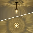 thumbnail image 4 of Deyidn 5-inch Black Modern Pendant Light with Glass Shade, Height Adjustable Hanging Fixture for Kitchen Island, Dining Table, Entryway, Foyer, 4 of 11