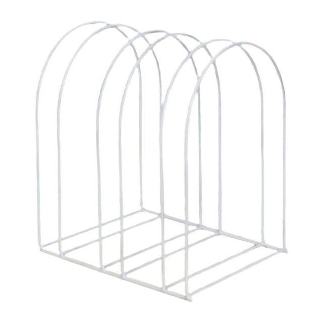Tnarru Knitted Hat Storage Rack Hat Display Stand Metal Shelf Decor Freestanding Sturdy Desktop Hat Rack Swim Cap Hanger for Dresser White