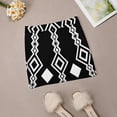 thumbnail image 7 of Sixties Black And White Diamonds Women's skirt With Hide Pocket Tennis Skirt Golf Skirts Badminton Skirts Running skirts Black, 7 of 7